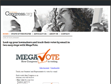 Tablet Screenshot of congress.org