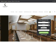 Tablet Screenshot of congress.lt